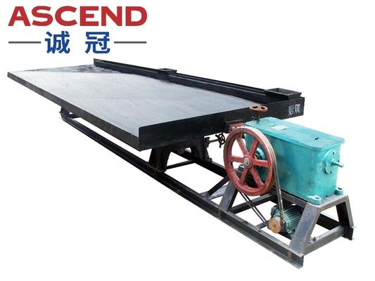 6S Gold Shaking Table Gravity Separator Gold With High Efficiency 1-1.5 Tph Recovery Gold